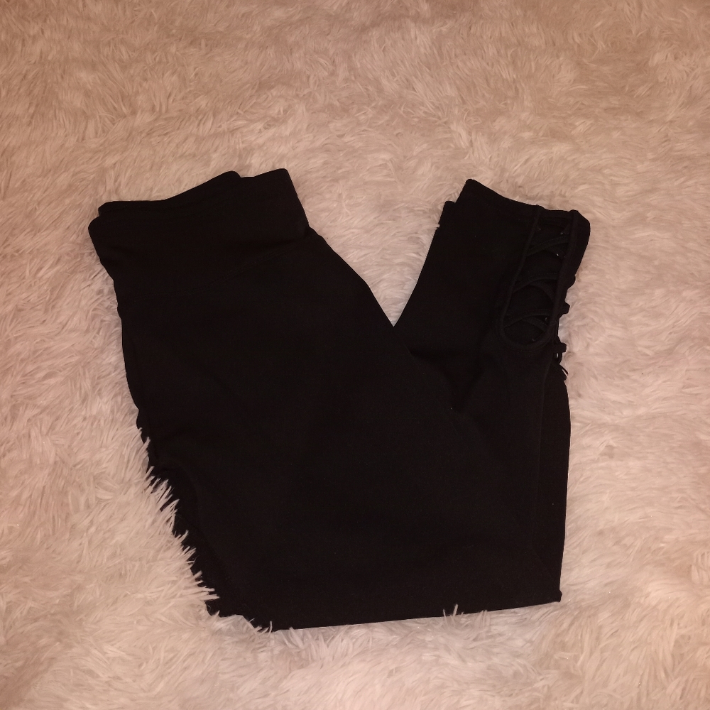 Small Good Karma By Free People Black Yoga Pants